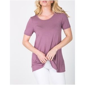 New! Short Sleeve Perfect Fit Tunic-Tee 4 Colors